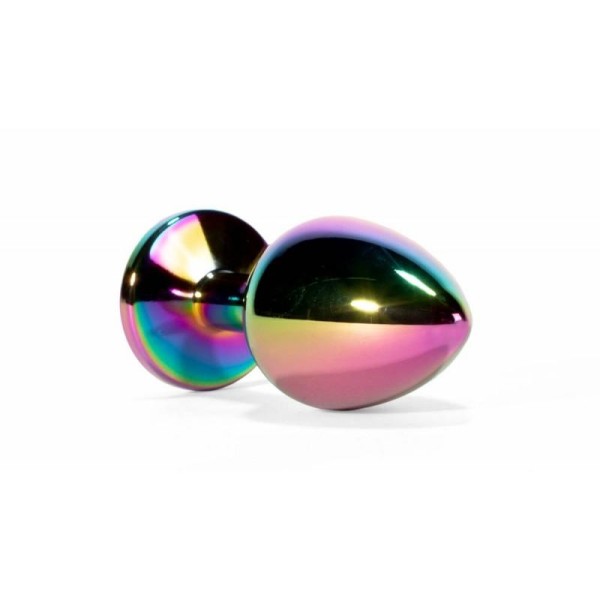 Butt Plug With Jewel Secret Shine Classic Medium Rainbow Butt Plug With Jewel Secret Shine Classic Medium Rainbow