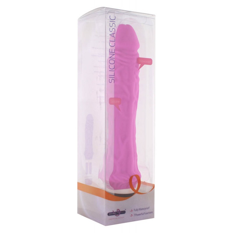 Realistic Vibrator Seven Creations Classic Large 25cm Pink Seven Creations Realistic Vibrator Seven Creations Classic Large 25cm Pink Realistic