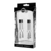Master Series Σφιγκτήρες Θηλών Adorn Triple Bead Set Master Series Ασημί Σφιγκτήρες