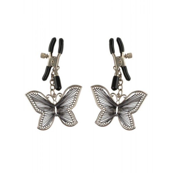 Butterfly Nipple Clamps Fetish Fantasy Series Black