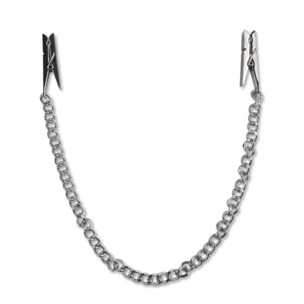 Σφιγκτήρες Θηλών Chain Clamps Fetish Fantasy Series Ασημί