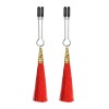 Lovetoy Nipple Clamp Glamor Tassel Lovetoy Red Nipple Clamps