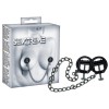 Sextreme Nipple Chain Sextreme Silver Nipple Clamps
