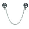 Sextreme Nipple Chain Sextreme Silver Nipple Clamps