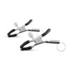 Easytoys – Fetish Collection Σφιγκτήρες Θηλών με Κρίκο Easytoys Μαύροι Σφιγκτήρες