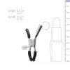 Easytoys – Fetish Collection Σφιγκτήρες Θηλών με Κρίκο Easytoys Μαύροι Σφιγκτήρες