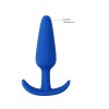 Shots Toys Butt Plug Shots Slim Blue Non-Vibrating butt plugs