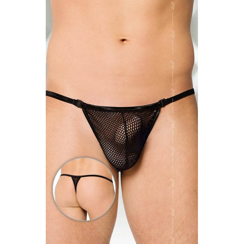 Softline Mens Thong Softline 4434 Black Strings