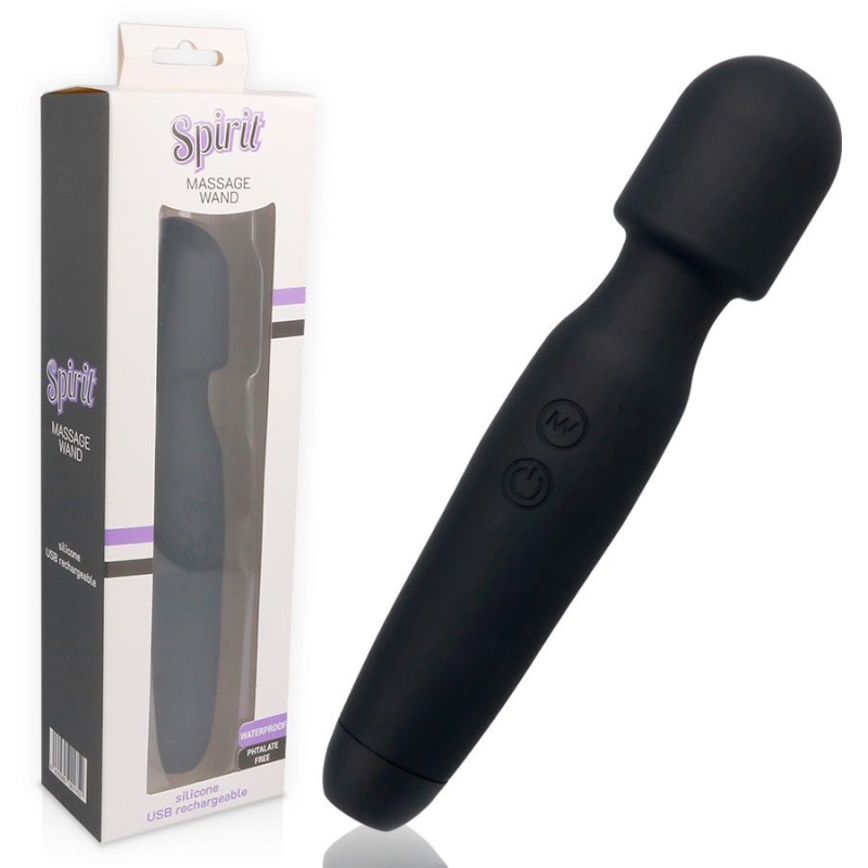 Spirit Δονητής Wand Spirit Massage Μαύρος Wand