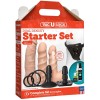 Dual Density Dildo Strap-On Starter Set Vac-U-Lock Nude Vac-U-Lock Dual Density Dildo Strap-On Starter Set Vac-U-Lock Nude Womens Strap-On