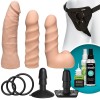 Dual Density Dildo Strap-On Starter Set Vac-U-Lock Nude Vac-U-Lock Dual Density Dildo Strap-On Starter Set Vac-U-Lock Nude Womens Strap-On