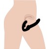 Strap U Revolver Strapless Strap-On G-Spot Dildo Μαύρο Γυναικεία Strap-On