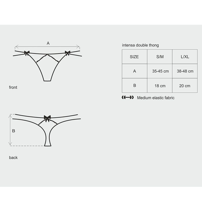 Thong Obsessive Intensa Black Obsessive Thong Obsessive Intensa Black Strings