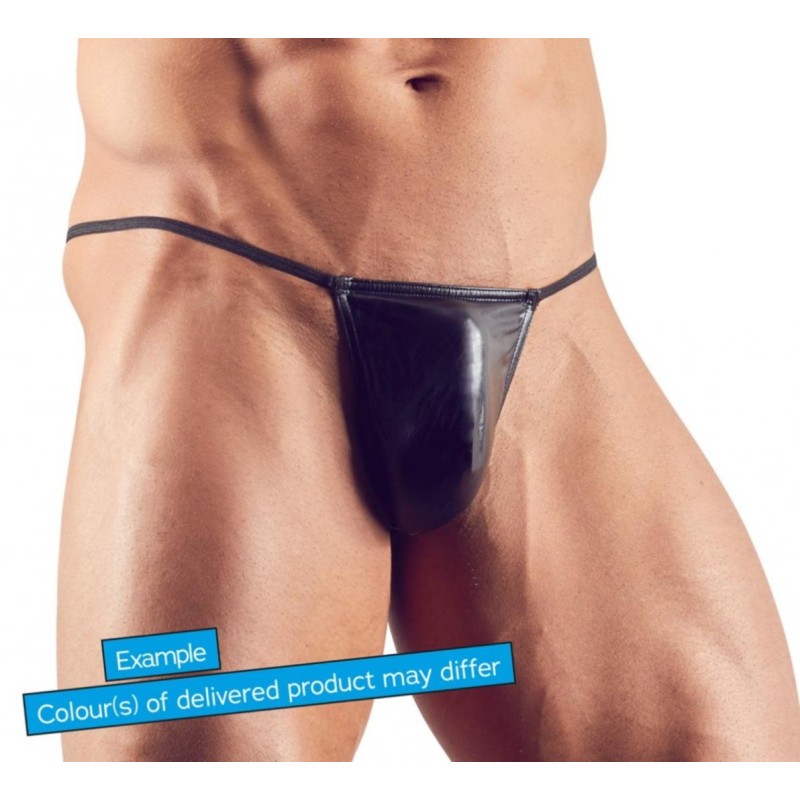 Svenjoyment Underwear Mens String Svenjoyment Pack of 7 Various Designs Black Strings