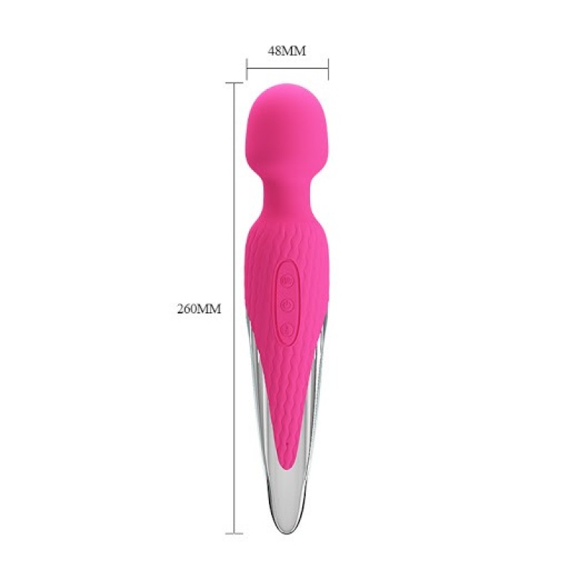 Pretty Love Heated Wand Vibrator Pretty Love Antony 48C Pink Wand