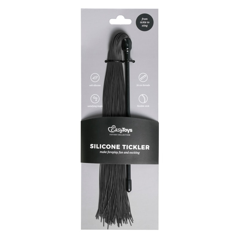 Easytoys – Fetish Collection Silicone Tickler Easytoys Black Feathers & Ticklers