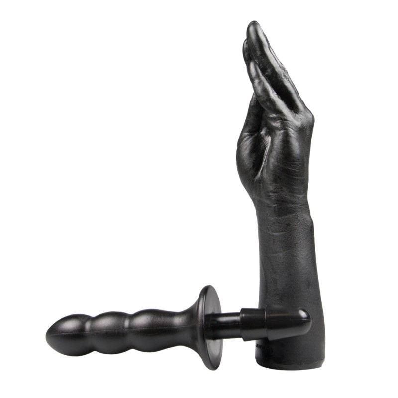 Dildo Titanmen The Hand with Compatible Handle 29cm Μαύρο Titanmen Dildo Titanmen The Hand with Compatible Handle 29cm Μαύρο Dildos