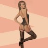Top Melissima Ολόσωμο Καλσόν Butterfly Sexy Baby Μαύρο Ολόσωμα Καλσόν