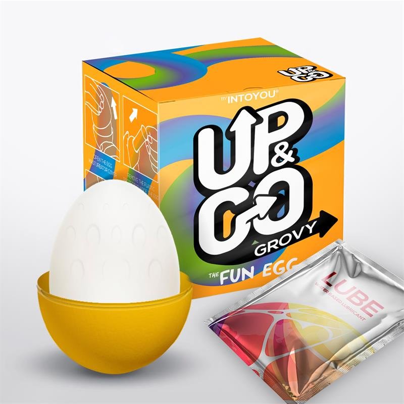 Up & Go Egg Stroker Up & Go Grovy Yellow With neutral opening