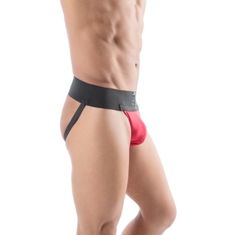 Ανδρικό Jockstrap με Φαρδιά Ζώνη Vixson Κόκκινο Vixson Men Ανδρικό Jockstrap με Φαρδιά Ζώνη Vixson Κόκκινο Jockstraps