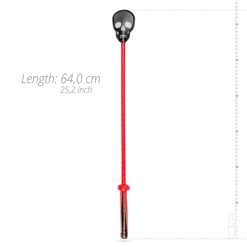 Skull Whip Whipped Red Whipped Skull Whip Whipped Red Floggers & Paddles
