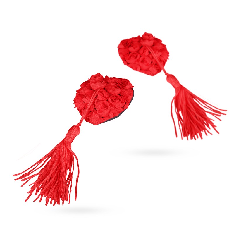 XOXO Nipple Covers XOXO Rose Garden Red Nipple Covers