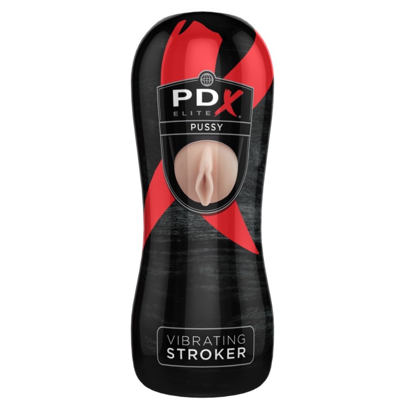 Vibrating Vagina Stroker PDX Elite Nude