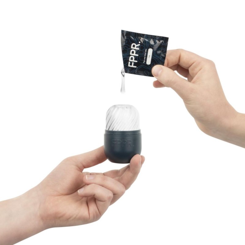 Stroker FPPR Fap One-time Ribbed Texture Clear Stroker FPPR Fap One-time Ribbed Texture Clear