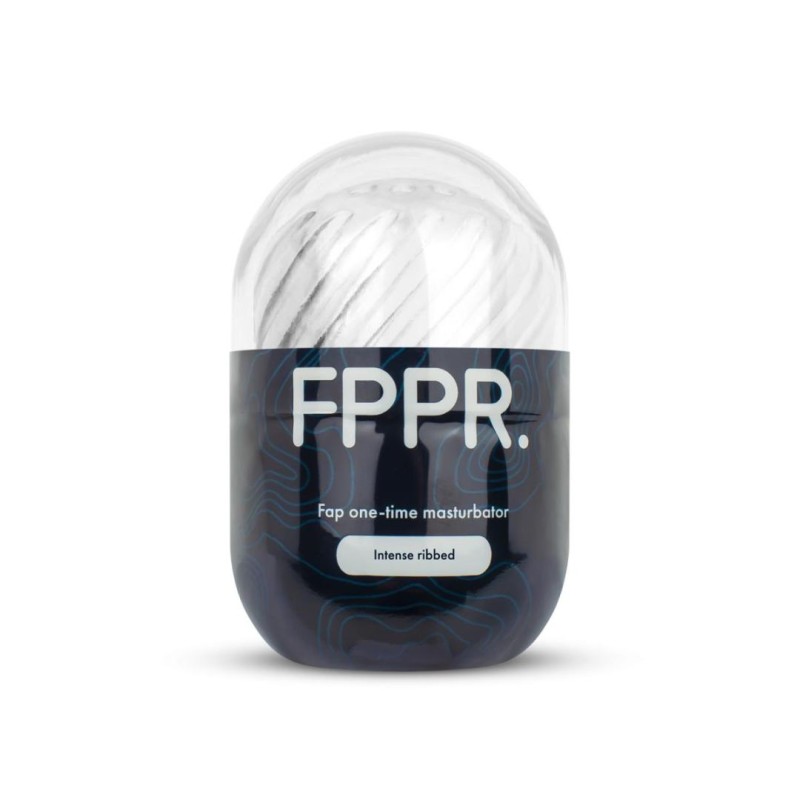 Stroker FPPR Fap One-time Ribbed Texture Clear Stroker FPPR Fap One-time Ribbed Texture Clear