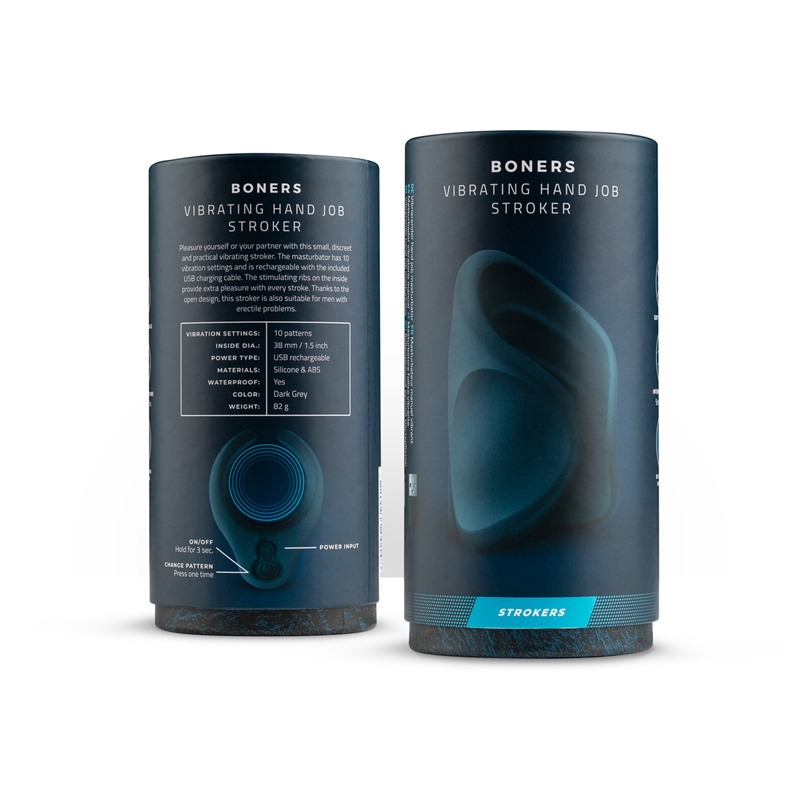 Vibrating Stroker Boners Vibrating Handjob Black Vibrating Stroker Boners Vibrating Handjob Black