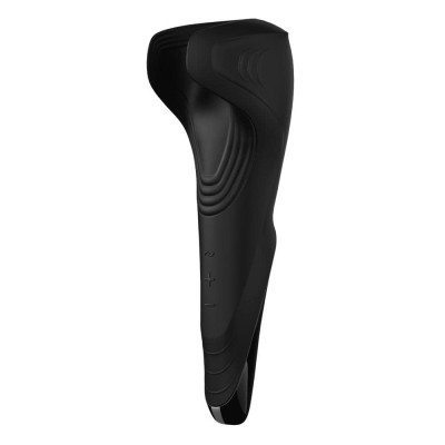 Vibrating Stroker Satisfyer Men Wand Black Vibrating Stroker Satisfyer Men Wand Black