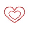 Nipple Stickers Bijoux Indiscrets Mimi Heart Red