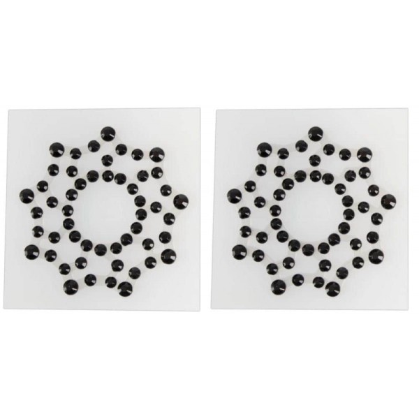 Nipple Stickers Cottelli Collection Black