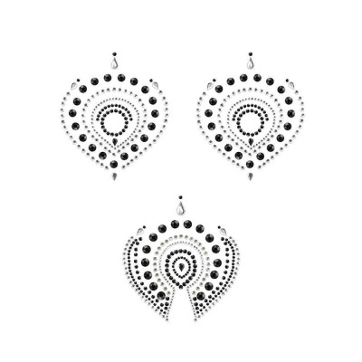 Skin Jewelry Bijoux Indiscrets Flamboyant Black/Silver Skin Jewelry Bijoux Indiscrets Flamboyant Black/Silver