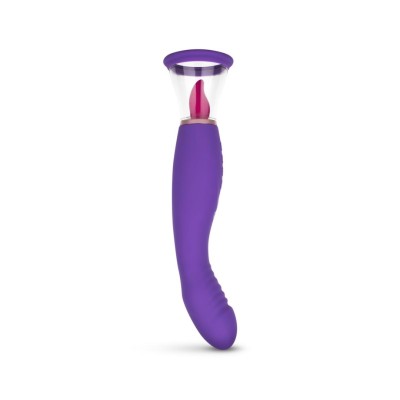 Pleasure Pump with G-Spot Vibrator Easytoys Purple Pleasure Pump with G-Spot Vibrator Easytoys Purple