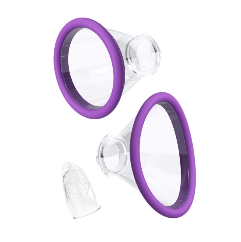 Pleasure Pump with G-Spot Vibrator Ultimate Pleasure Purple