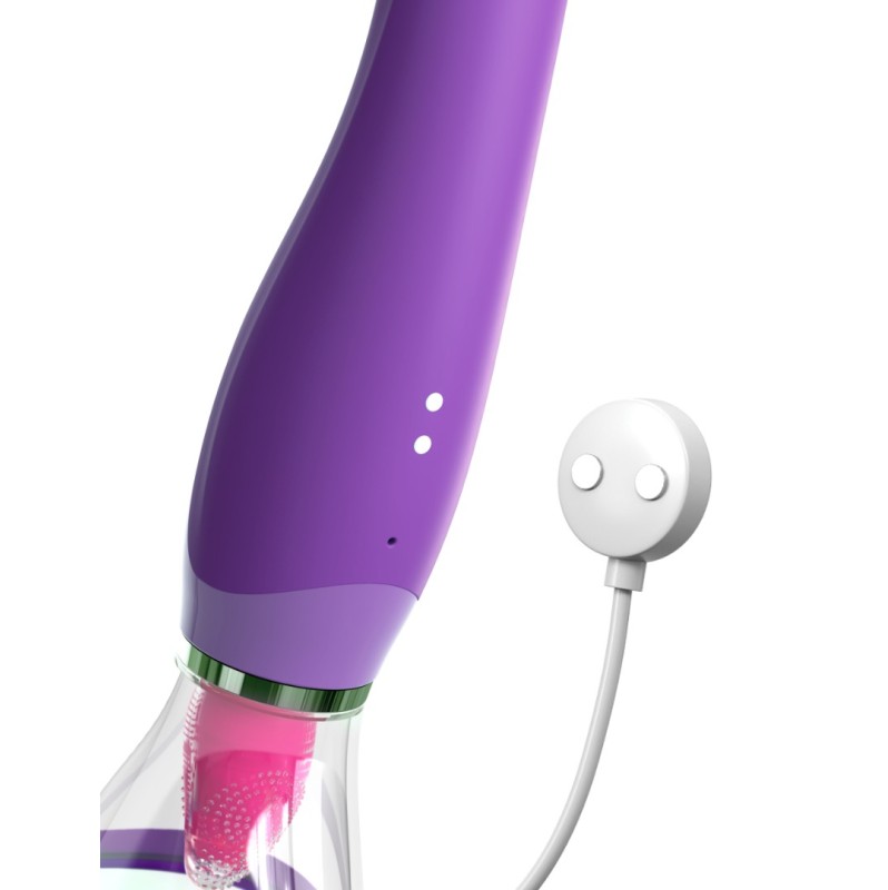 Pleasure Pump with G-Spot Vibrator Ultimate Pleasure Purple