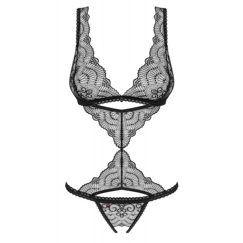 Crotchless Teddy Obsessive Firella Black