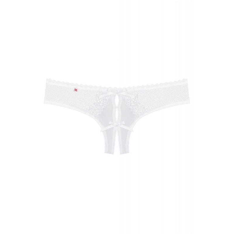  Crotchless Thong Obsessive Alabastra White