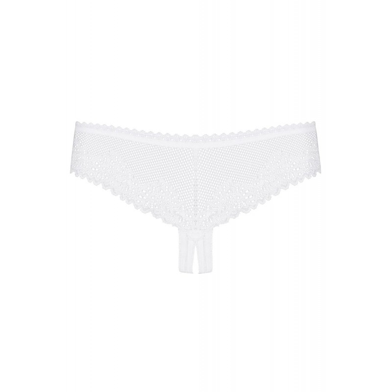 Crotchless Thong Obsessive Alabastra White Crotchless Thong Obsessive Alabastra White