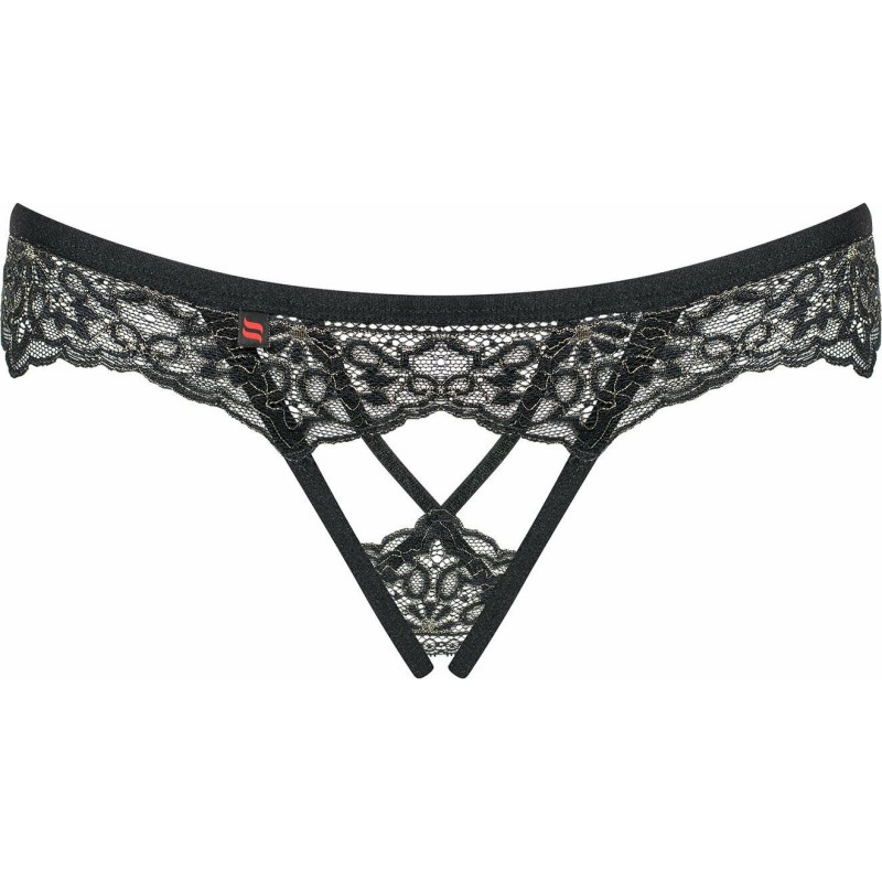 Lacy Crotchless Panties Obsessive Meshlove Black Lacy Crotchless Panties Obsessive Meshlove Black