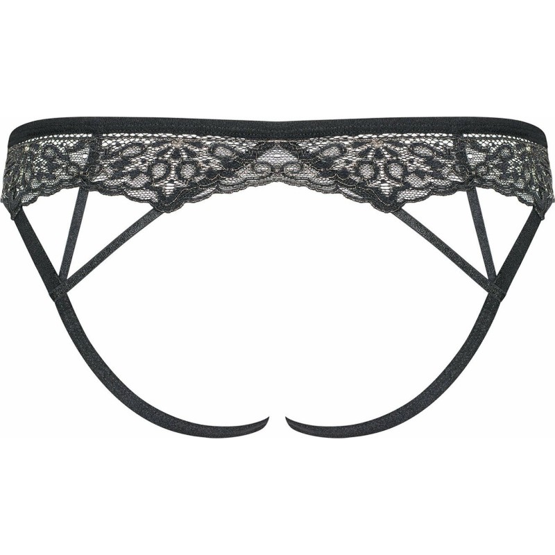 Lacy Crotchless Panties Obsessive Meshlove Black Lacy Crotchless Panties Obsessive Meshlove Black