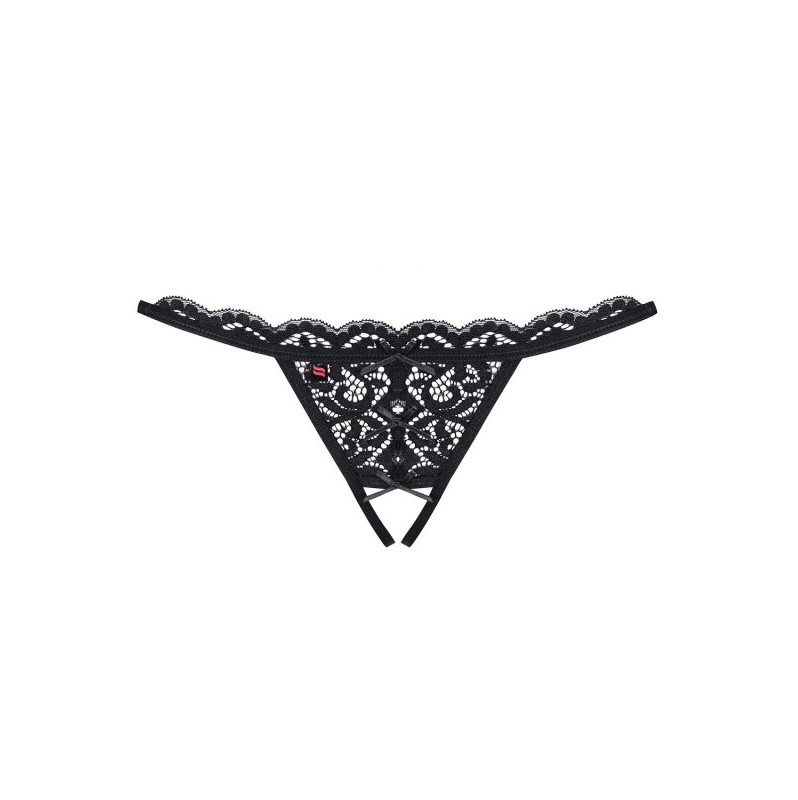 Crotchless Thong Obsessive 831 Black