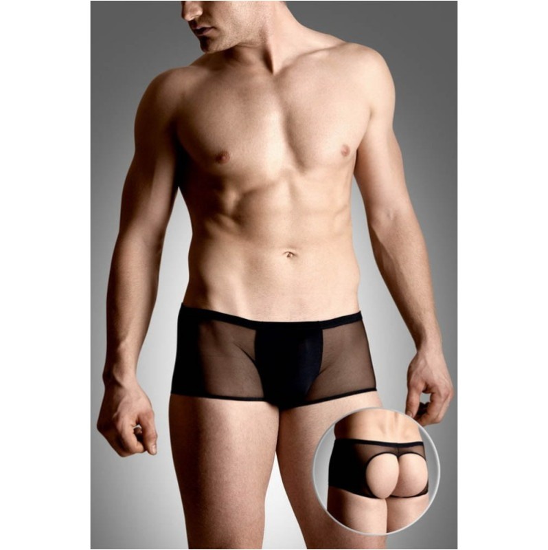 Mens Open Boxer Softline 4493 Black