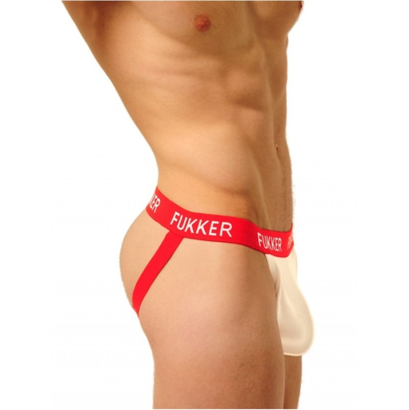 Mens Jockstrap M&K Fukker Red