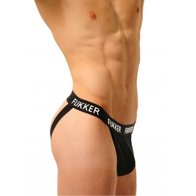 Mens Jockstrap M&K Fukker Black Mens Jockstrap M&K Fukker Black