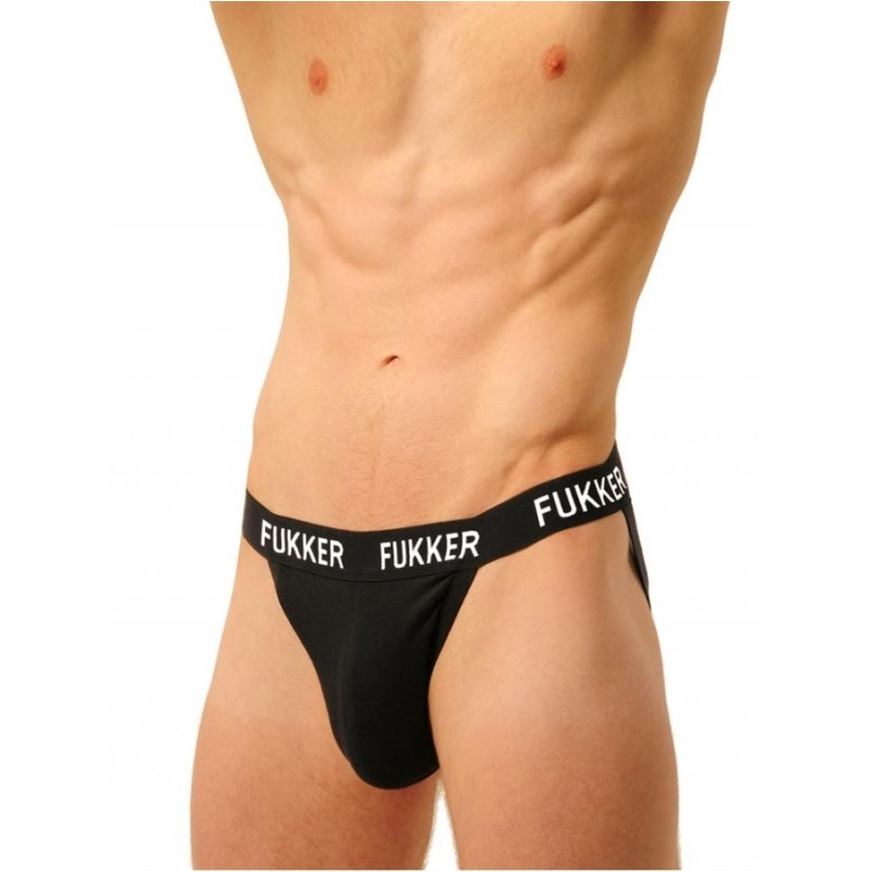 Mens Jockstrap M&K Fukker Black