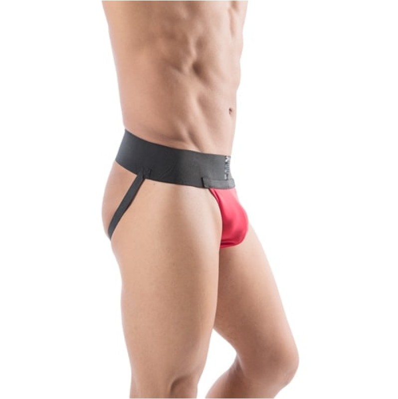 Mens Jockstrap with Waist Strap Vixson Red