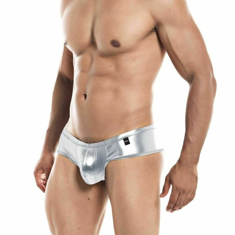 Mens Cheeky Brief Cut4men Provocative Skai Silver