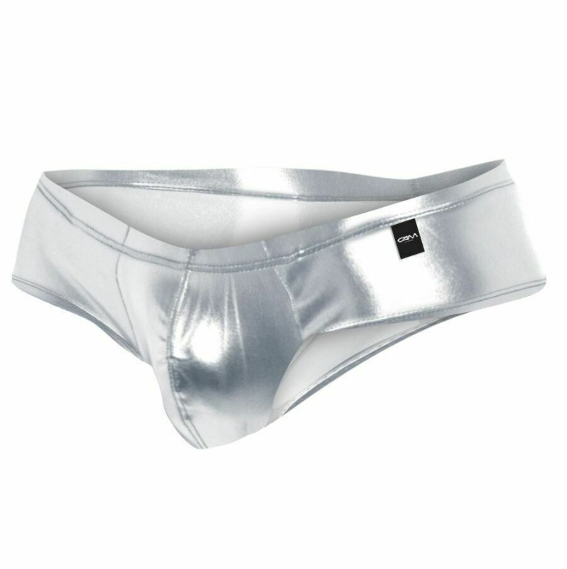 Mens Cheeky Brief Cut4men Provocative Skai Silver